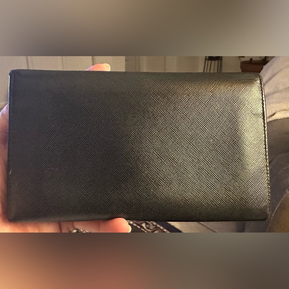 Prada Black Saffiano Leather Wallet - Picture 3 of 11
